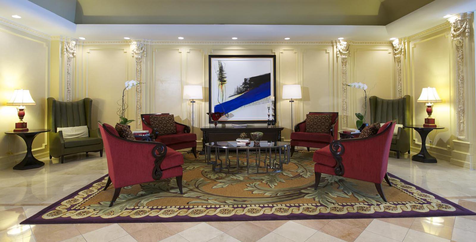 Image of Seating Area with Artwork The Churchill, 1906, Member of Historic Hotels of America, in Washington, DC, Explore